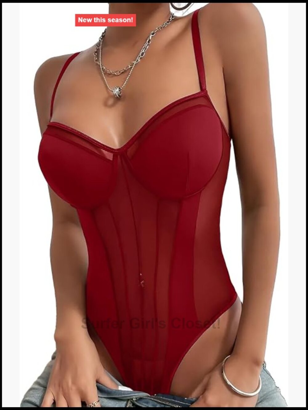 Sexy Corset Top Women Going Out Bodysuit Slim Fit Sleeveless